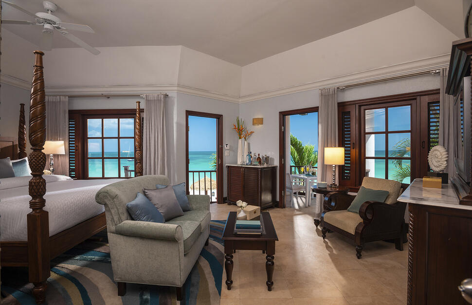 Caribbean Honeymoon Beachfront Butler Suite