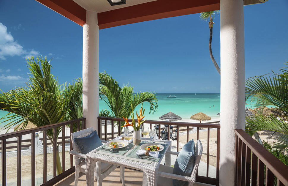 Caribbean Honeymoon Beachfront Butler Suite