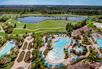 Aerial view of pools