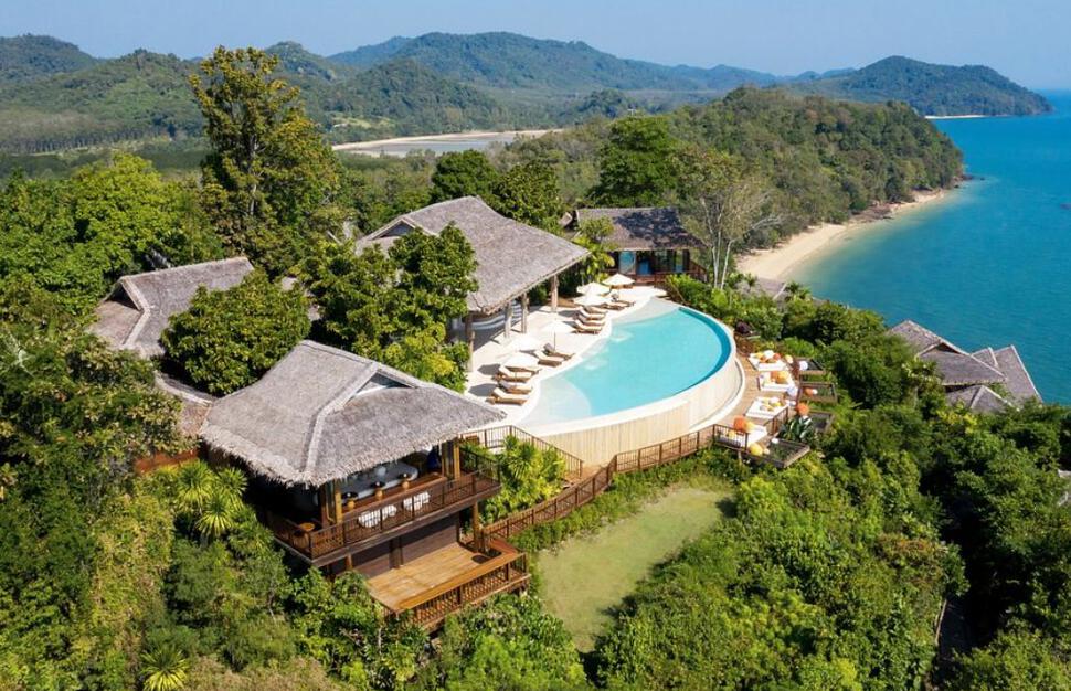 Aerial view of Hilltop Reserve Pool