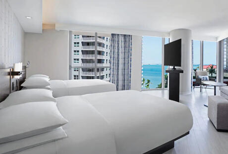 2 Queen bed Junior Suite with balcony