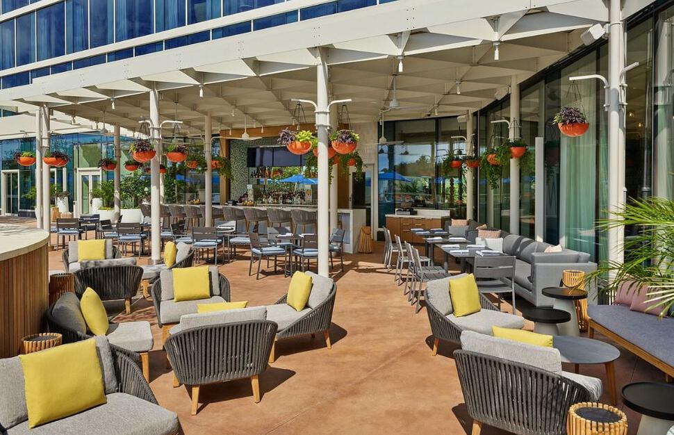 Tangerine Patio, located at Walt Disney World Swan Reserve