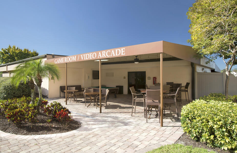 Games room, building, exterior