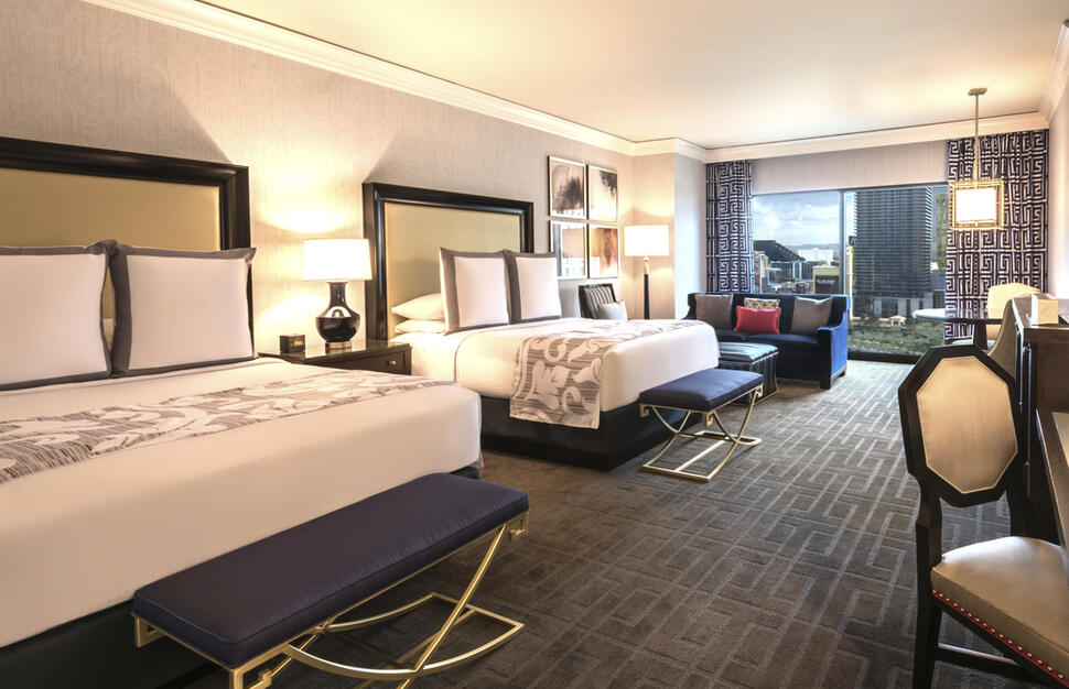 Augustus Tower Two Queen Beds