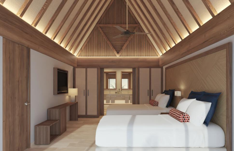 Preferred Club Indigo Two-Story Villa 2 Queen Beds - Rendering