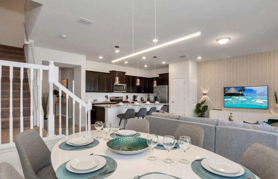 Example Townhouse Living/Dining Area