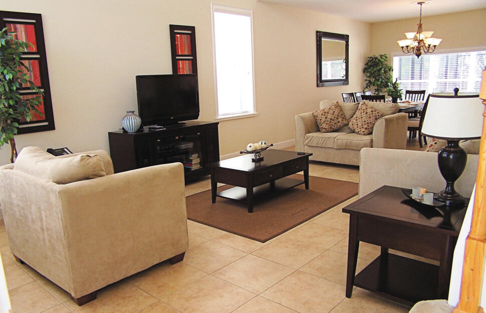 Lounge, living room, Providence Golf Resort, Orlando, Florida, USA