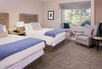 2 Double Beds with Partial Bay View