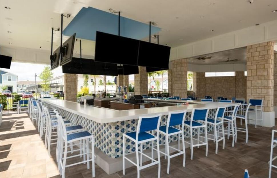 Resort bar area