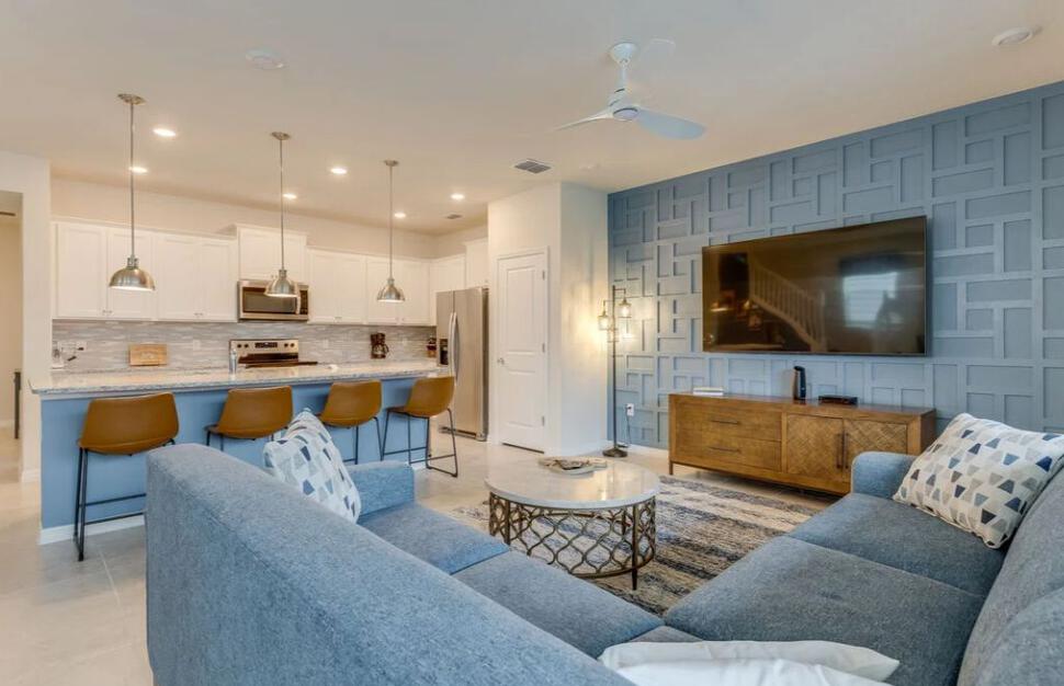 Example townhouse living area