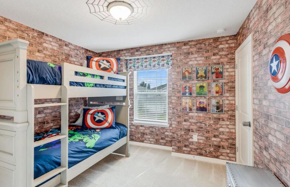 Example townhouse bedroom