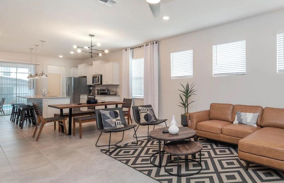 Example villa living area