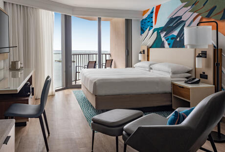 King Room - Partial Bay View - Balcony