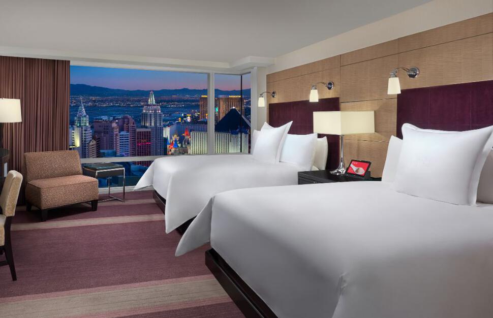 Deluxe Strip View Two Queen Room