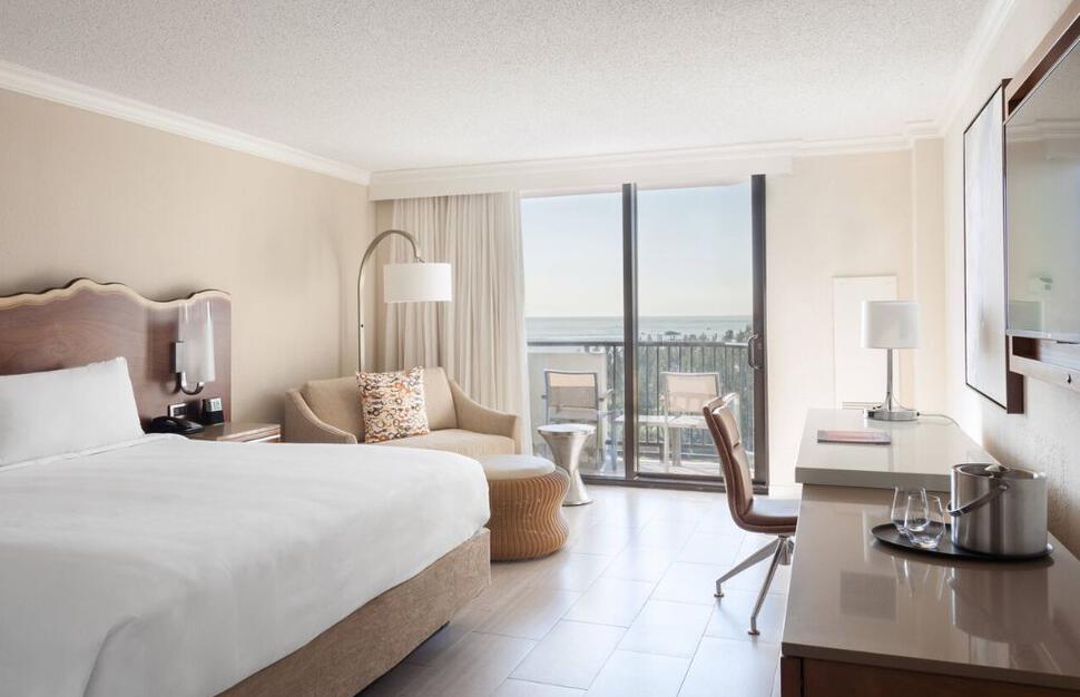 Pool & Ocean View Balcony King