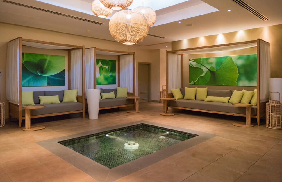 Spa relaxation area