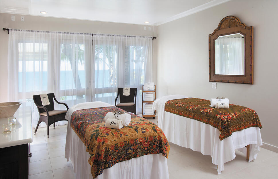 Spa treatment room