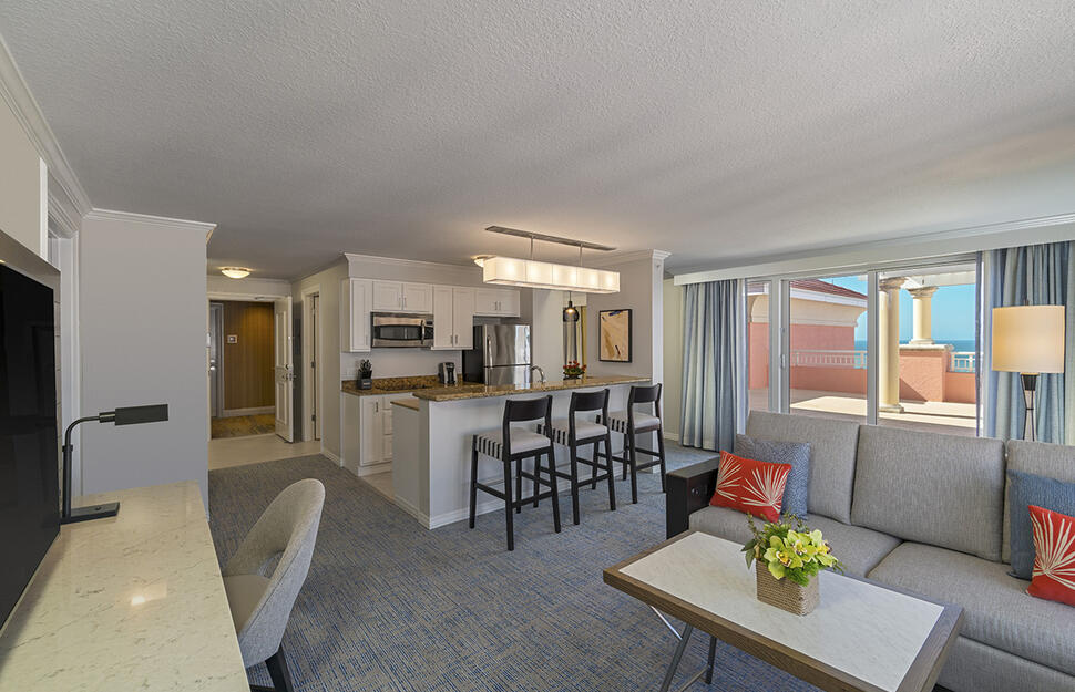 Gulf Front Terrace Kitchen