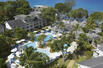 Aerial view of the hotel