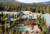Aerial view of the hotel
