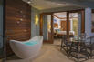 Longshore Beachfront Walkout Grande Luxe Club Level Room w/ Patio Tranquility Soaking Tub