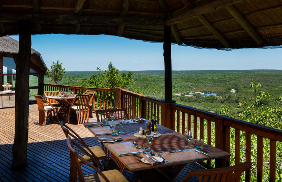 Lunch at Rock Lodge, Ulusaba Private Game Reserve, South Africa