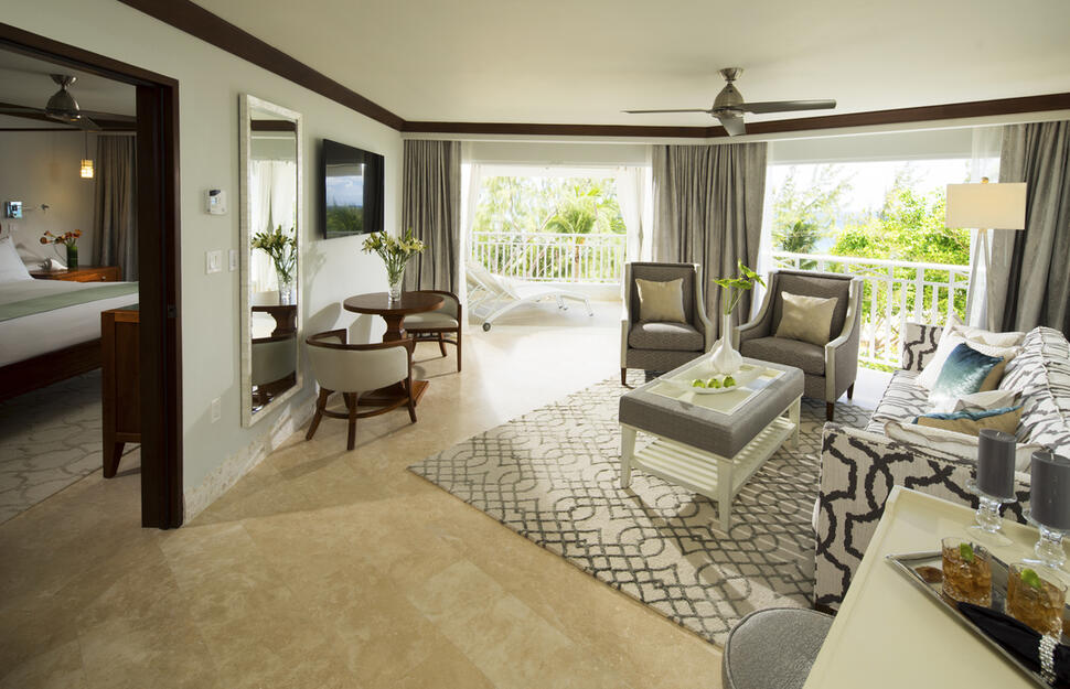 Ocean Village Beachfront One Bedroom Butler Suite with Balcony Tranquility Soaking Tub