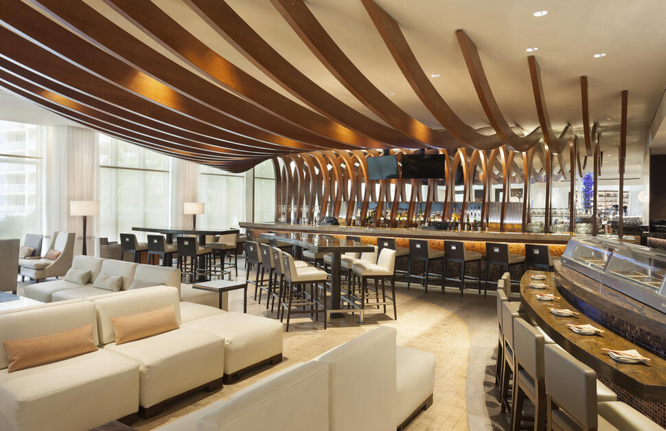 Korals Restaurant, hotel dining, tables, chairs, interior, restaurant