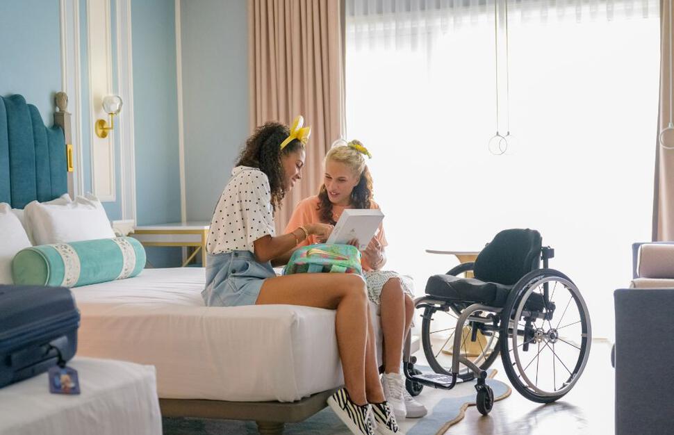 Guests in room at Grand Floridian