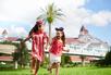 Kids by the monorail