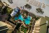 Aerial view of pool