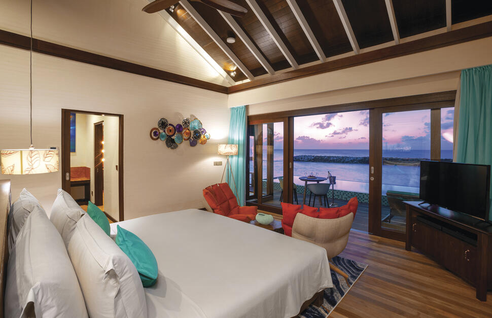 Sunset Water Villa with Pool