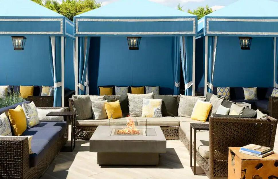 Poolside Cabanas