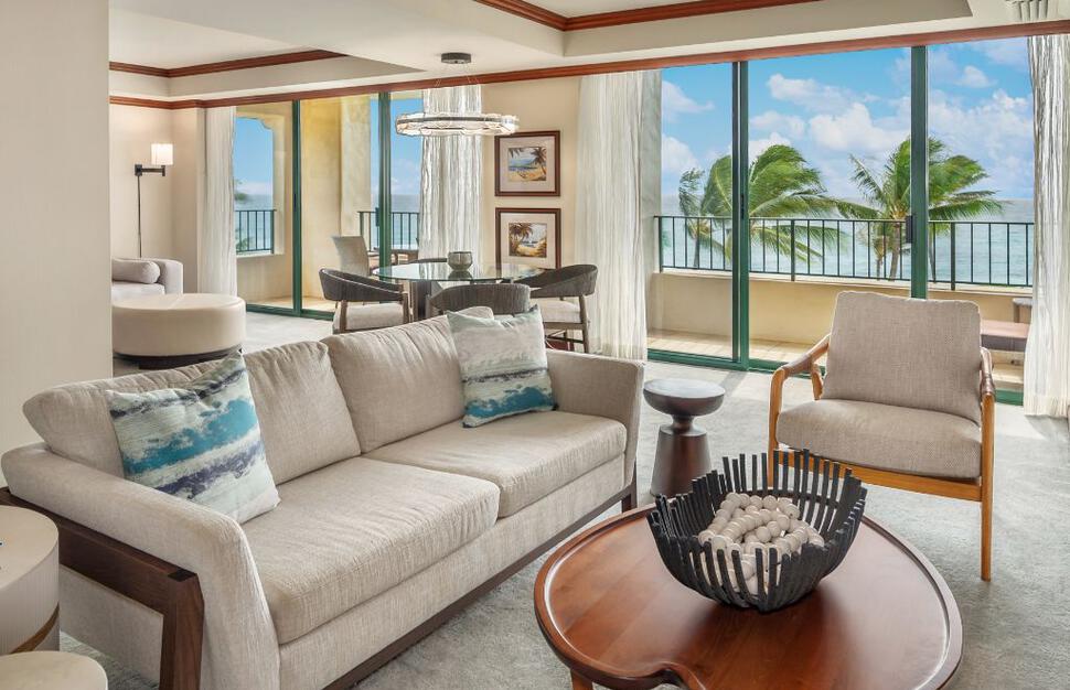 Ocean Suite living room