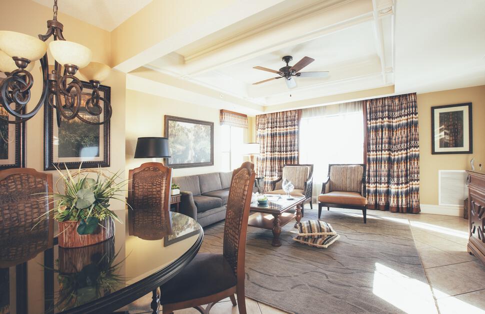 Apartment dining area