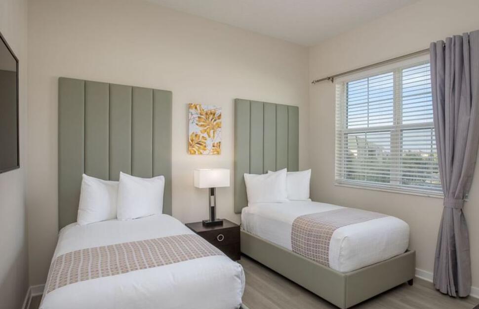 Typical twin bedroom