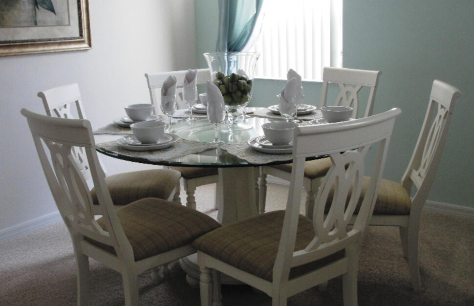 Typical dining area