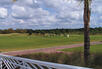 View from clubhouse over golf course, Providence Golf Resort, Orlando, Florida, USA