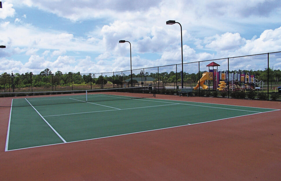 Tennis courts, Providence Golf Resort, Orlando, Florida, USA
