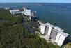 Aerial view of hotel