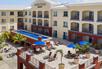 Hotel pool and courtyard