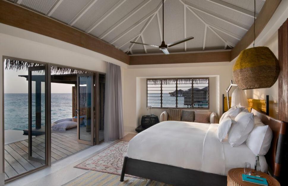 Over Water Villa Bedroom