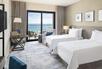 Deluxe ocean view twin room
