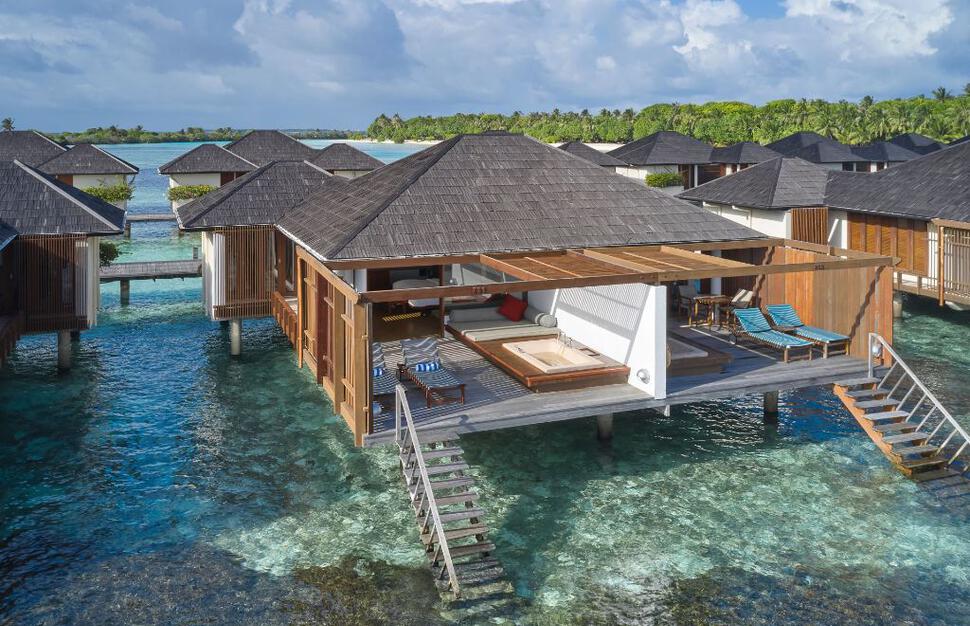 Water Villa Aerial