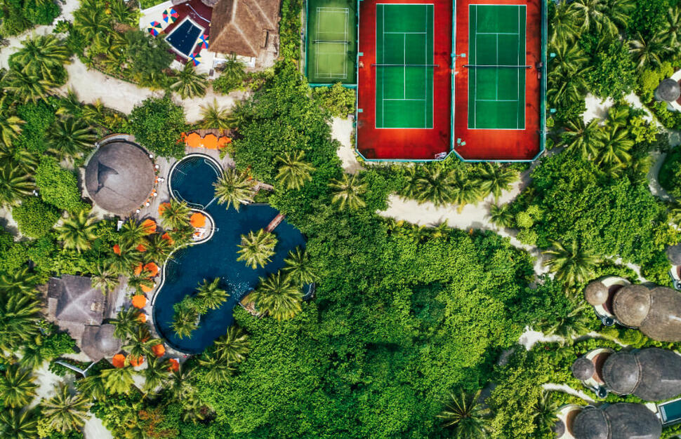 Tennis courts