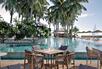 Poolside dining